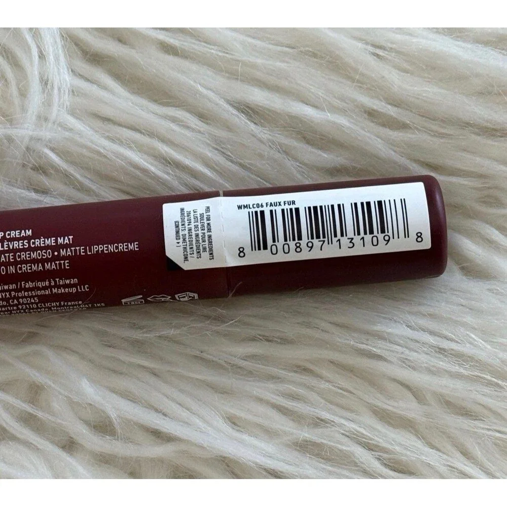 Nyx Smooth Whip Blurring Matte Lip Cream Faux Fur